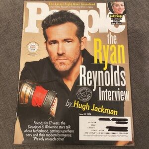 People Magazine June 10 2024 - Ryan Reynolds - Hugh Jackman - Lady Gaga - Elvis